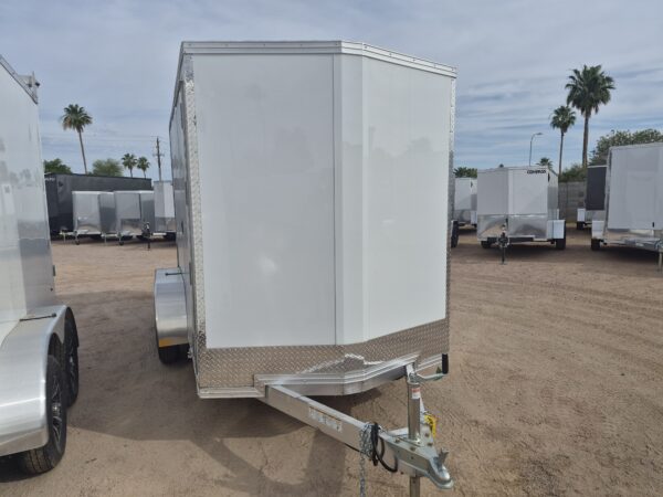 12x6 All Aluminum XLT-P Enclosed, 7K GVWR, 72" Side Door, Ramp Door