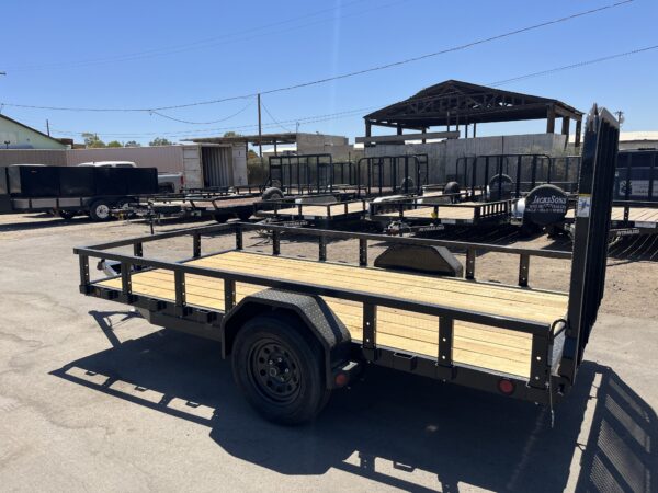 12x72 Single Axle, 3K GVWR, Channel Utility