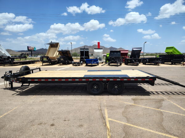 20x102 IronBull, Tandem Axle, 14K GVWR, Deckover, Slide In Ramps