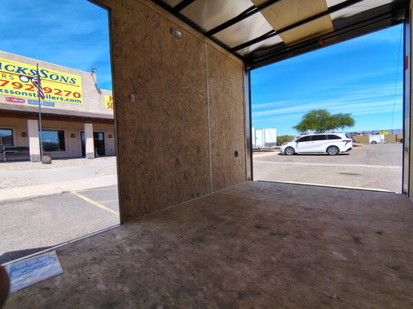 12x7 Indigo DLX, 7K GVWR, Wall Posts - 24" OC to 16", Ramp Door