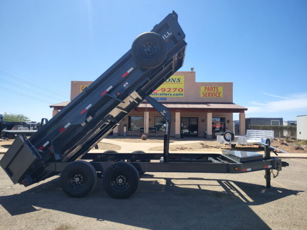 16x83 Ironbull Tandem Axle Dump, 15K GVWR, 24" Sides