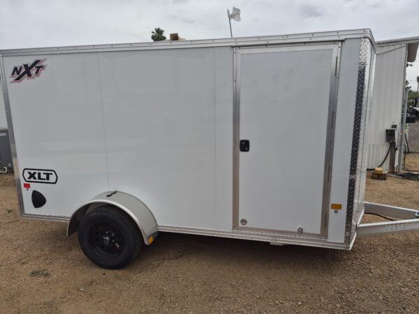 12x6 All Aluminum NXT Enclosed, 3K GVWR, Side Door, Ramp Door