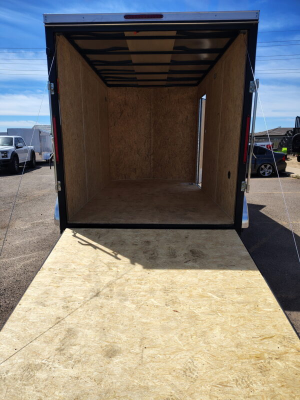 12x7 Indigo DLX, 7K GVWR, Wall Posts - 24" OC to 16", Ramp Door