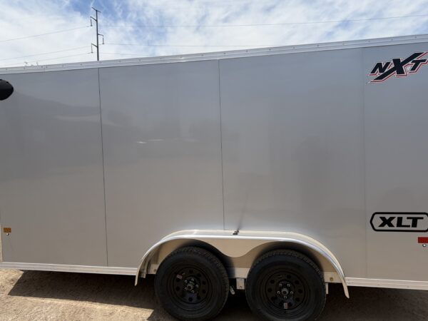 14x7 All Aluminum XLT-P Enclosed, 7K GVWR, Side Door, Ramp Door