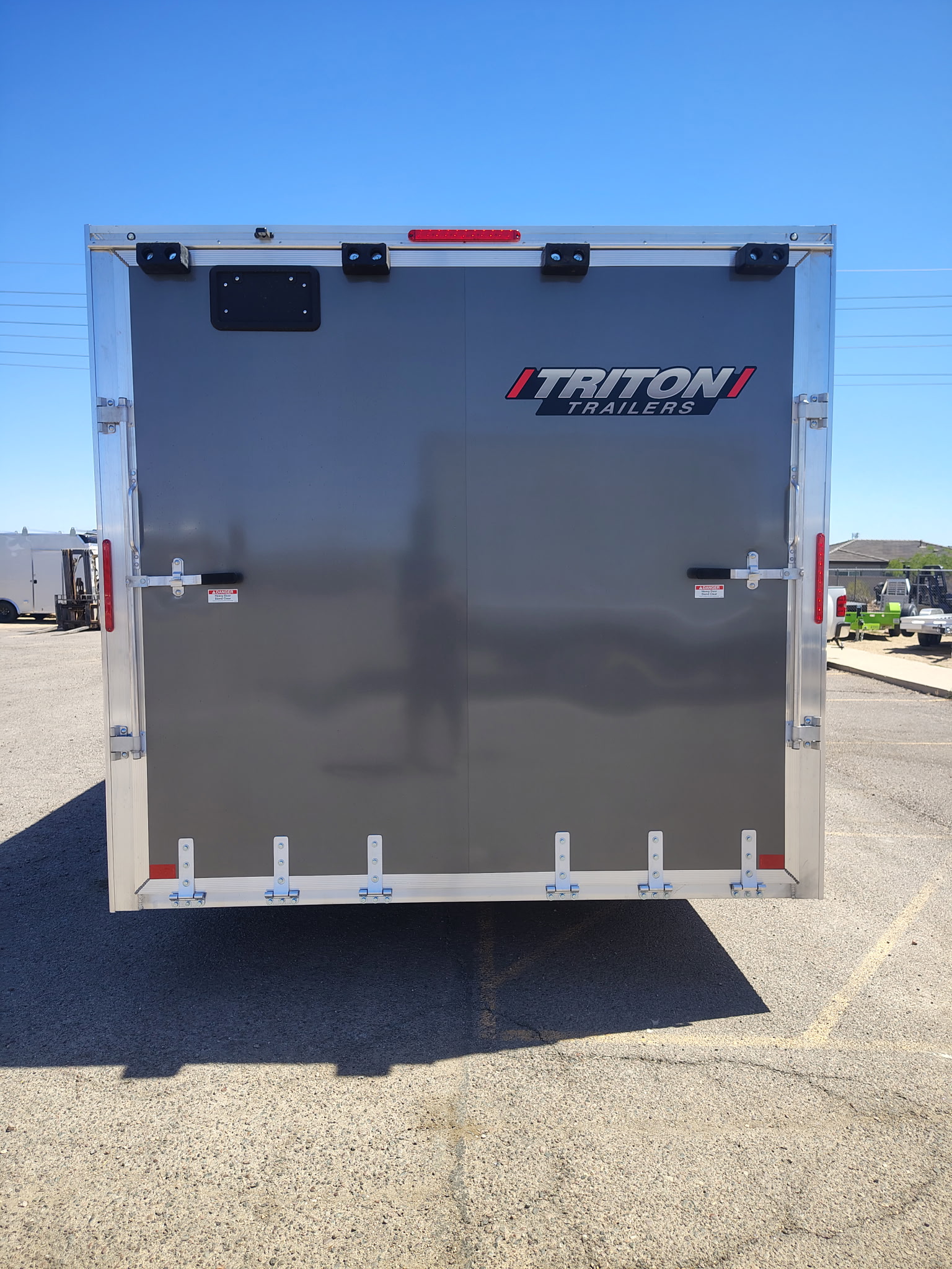 16x8.5 All Aluminum XLT-P Car Hauler, 7K GVWR, Side Door, Ramp Door - Image 7