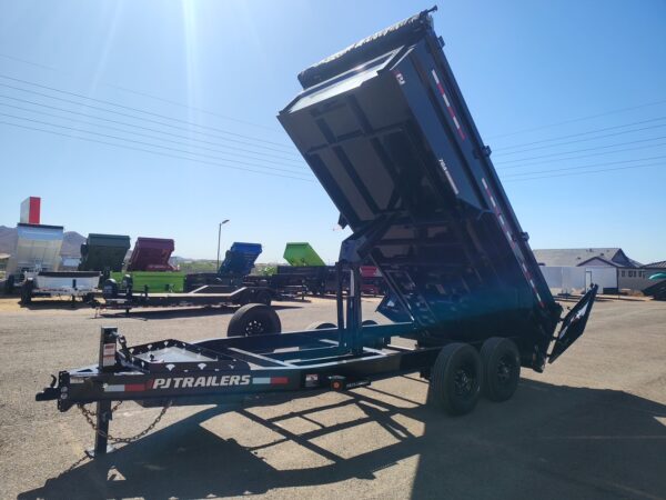 16x83 Tandem Axle, 15,400 GVWR, Low Pro Dump, 36" Sides, 14 Ply Tires