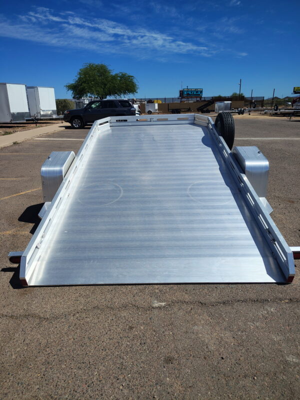 12x77 All Aluminum, 3K GVWR, Heavy Tilt Single Axle (7712H-TILT-S)