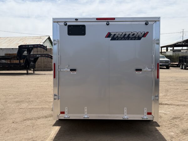 14x7 All Aluminum XLT-P Enclosed, 7K GVWR, Side Door, Ramp Door