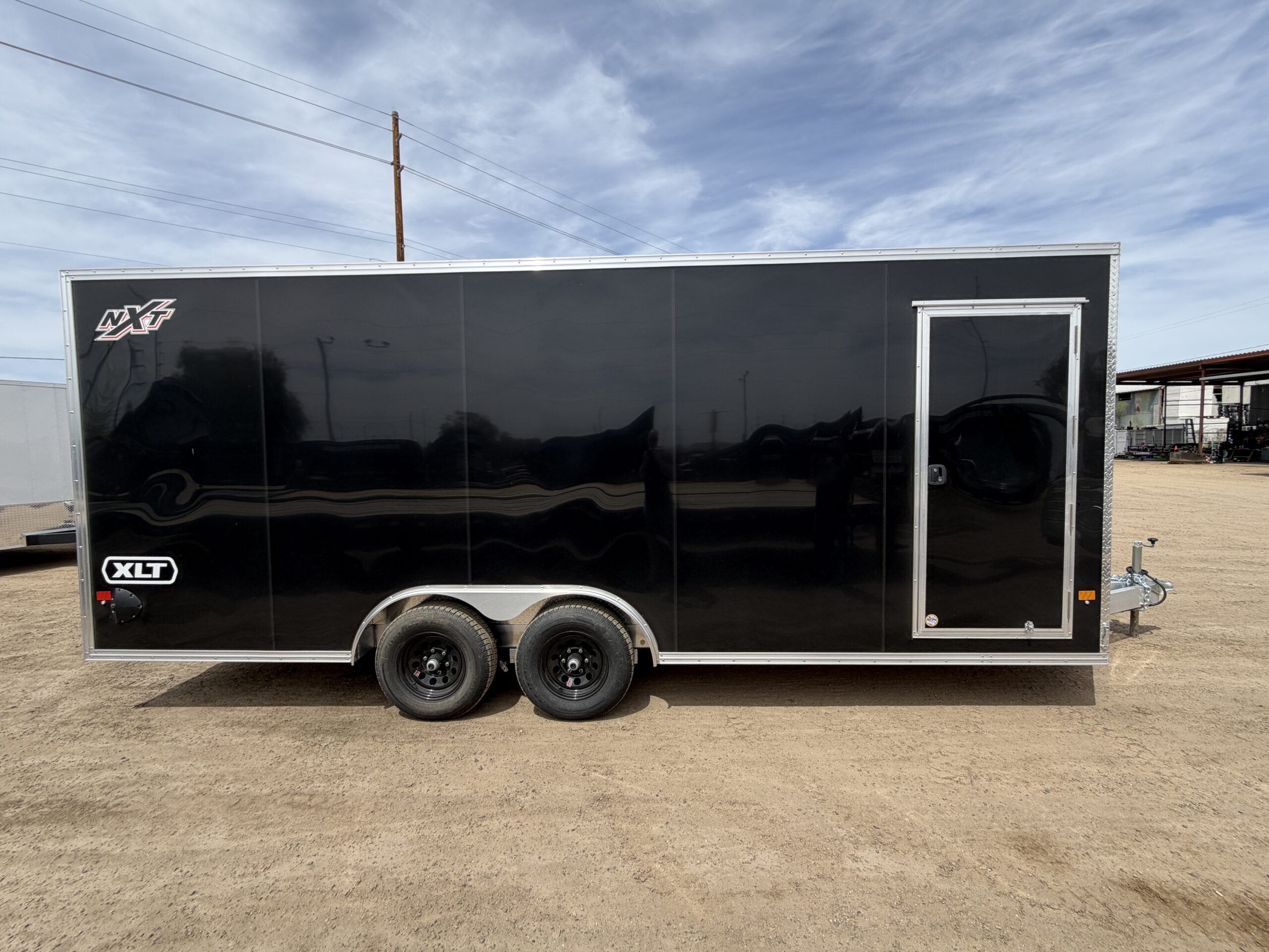 20x8.5 All Aluminum XLT-P Car Hauler, 10K GVWR, Side Door, Ramp Door - Image 2