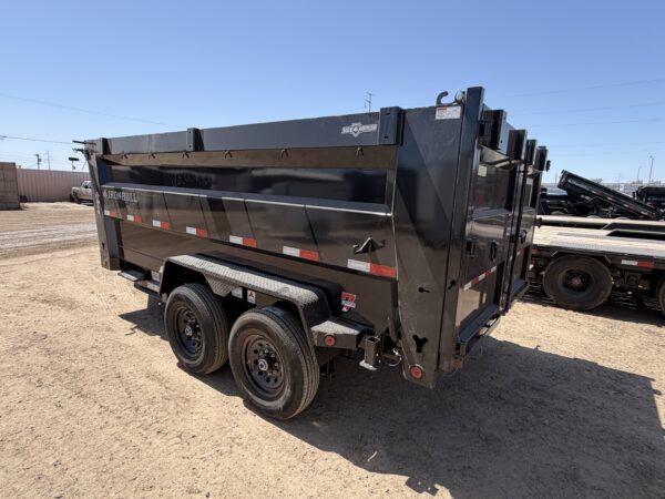 14x83 IronBull Tandem Axle Dump, 15K GVWR, 48" Sides, Solar Charger, 14 Ply Tires