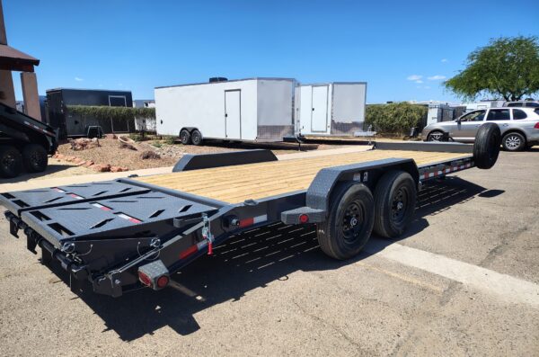 24x83 IronBull, Tandem Axle, 14K GVWR, Rampage Ramps