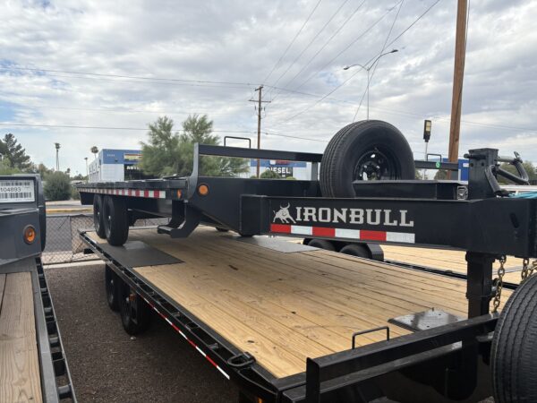 20x102 IronBull, Tandem Axle, 14K GVWR, Deckover, Slide In Ramps