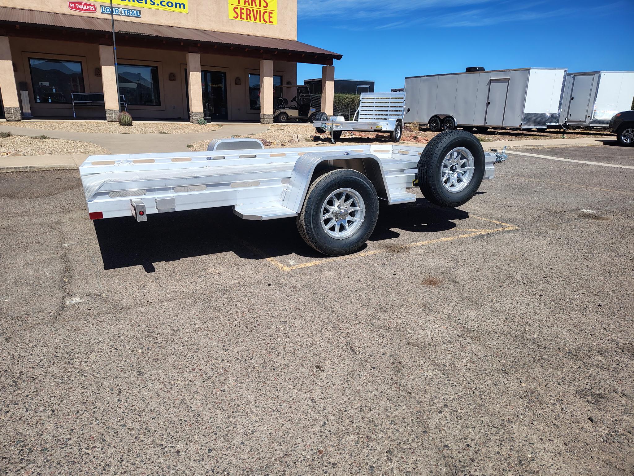 12x77 All Aluminum, 3K GVWR, Heavy Tilt Single Axle (7712H-TILT-S) - Image 8