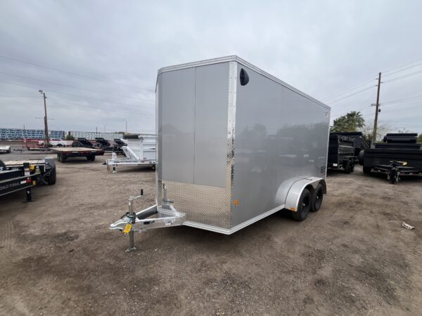 14x7 All Aluminum, XLTP2 Enclosed, 7K GVWR, Side Door, Ramp Door