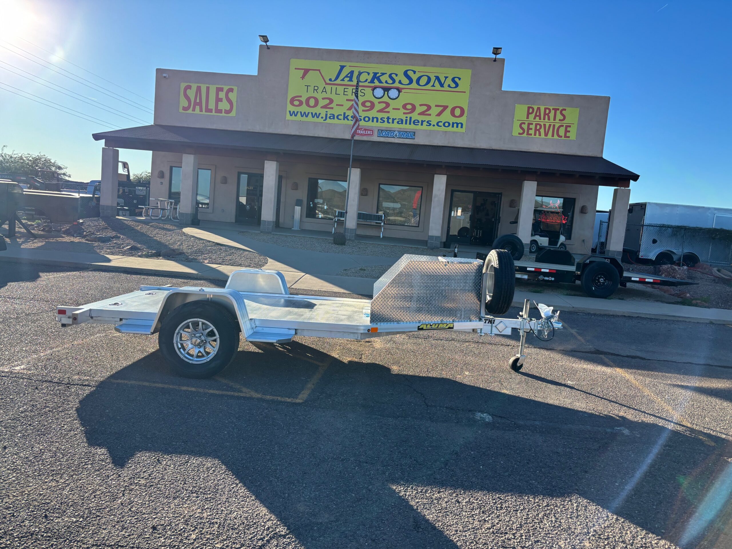 TK1 Single Axle Trike Hauler, 2K GVWR, Slide Out Ramp - Image 2