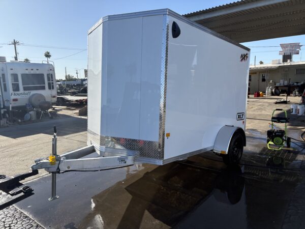 10x6 All Aluminum XLT-P Enclosed, 3K GVWR, 72" Side Door, Ramp Door