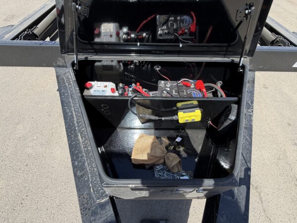 14x83 IronBull Tandem Axle Dump, 15K GVWR, 36" Sides, Solar Charger, 14 Ply Tires