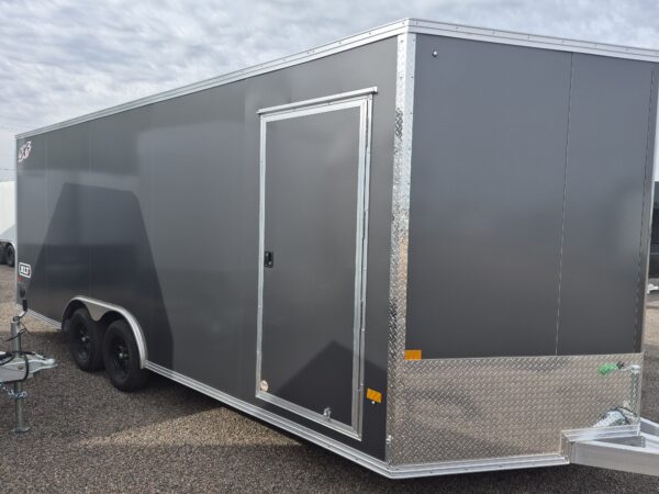 20x8.5 All Aluminum, XLT-P Car Hauler, Elite Escape Door, 7K GVWR, Ramp Door