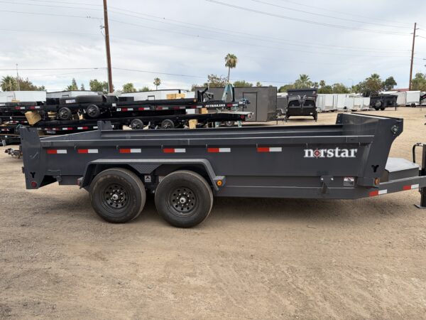 16x83 Norstar Tandem Axle Dump, 14K GVWR, 20" Sides