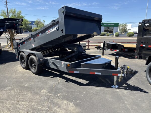 12x72 Norstar Tandem Axle Dump, 10K GVWR, 20" Sides