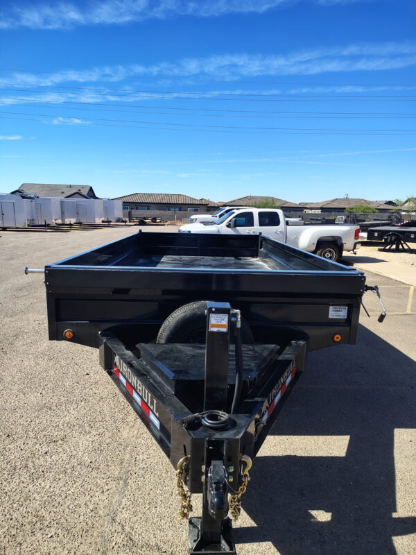 16x96 IronBull Tandem Axle Deckover Dump, 15K GVWR, 18" Fold Down Sides, Hydraulic Jack