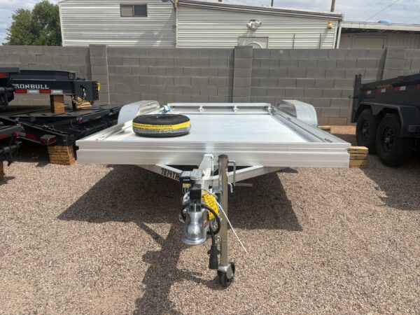 14x78 All Aluminum, 7K GVWR, Tandem Axle, W/ Bi-Fold Tailgate (7814ESA-TA-EL-BT)
