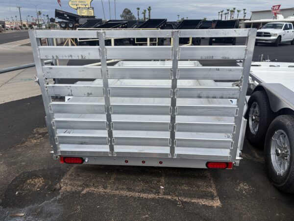 10x63 All Aluminum, 2K GVWR, Single Axle, W/ Tailgate (6310ESA-S-TG)