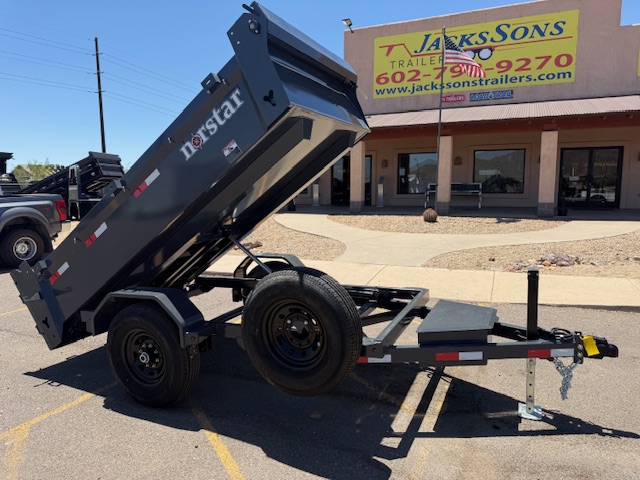 10x60 Norstar Single Axle Dump, 7K GVWR, 20" Side - Image 4