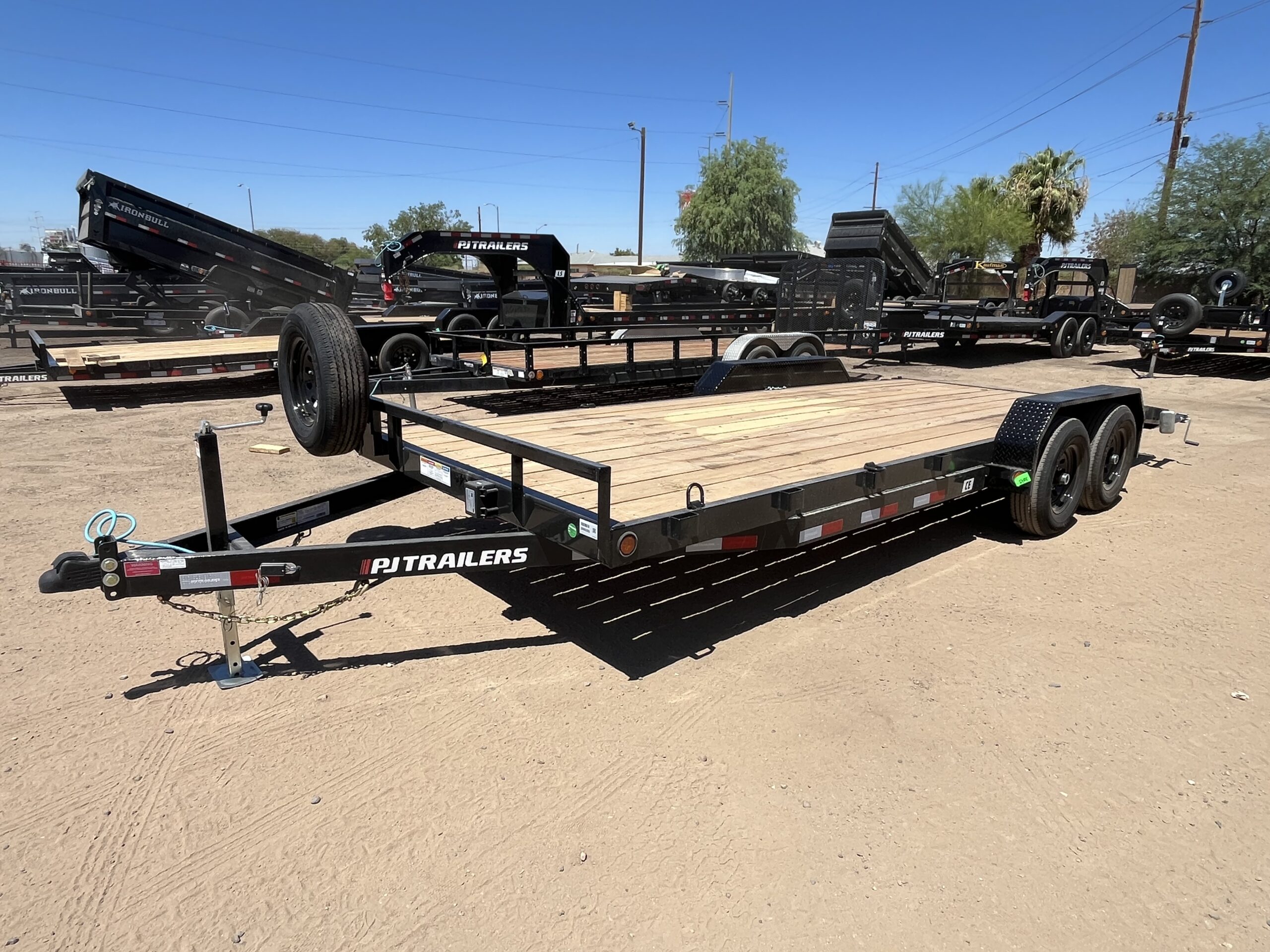 20x83 Tandem Axle Channel Equipment, 10K GVWR, Slide-In Ramps - Image 7