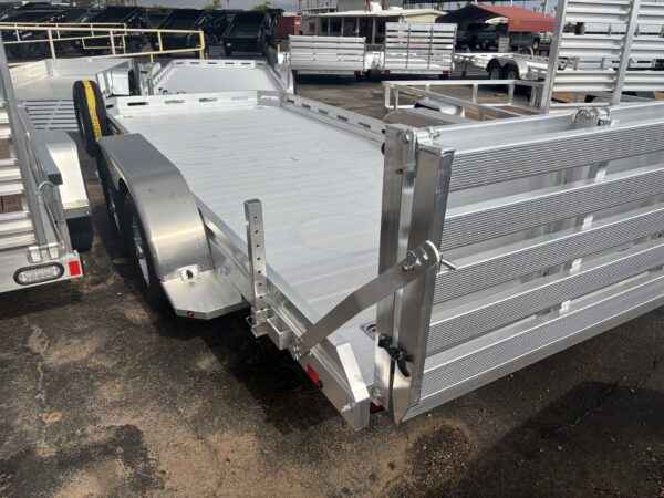16x78 All Aluminum, 7K GVWR, Tandem Axle, W/ Bi-Fold Tailgate (7816TA-EL-BT-RTD)