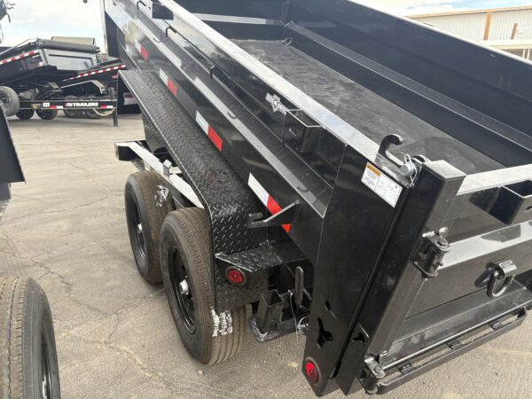 12x72 IronBull Tandem Axle Dump, 15K GVWR, 24" Sides, Solar Charger