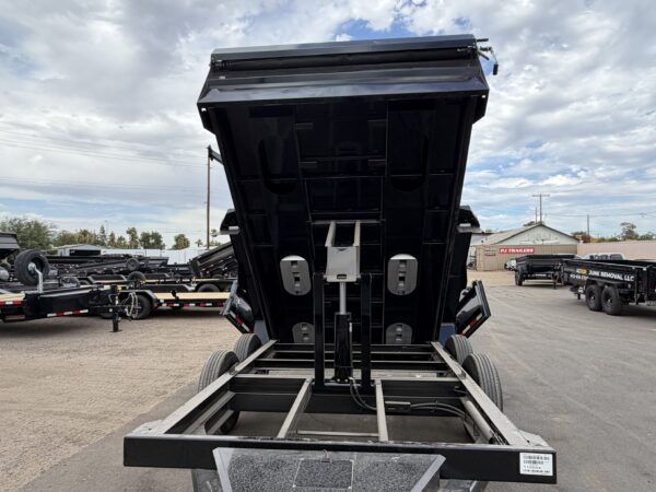 12x83 IronBull Tandem Axle Dump, 15K GVWR, 24" Sides, Solar Charger