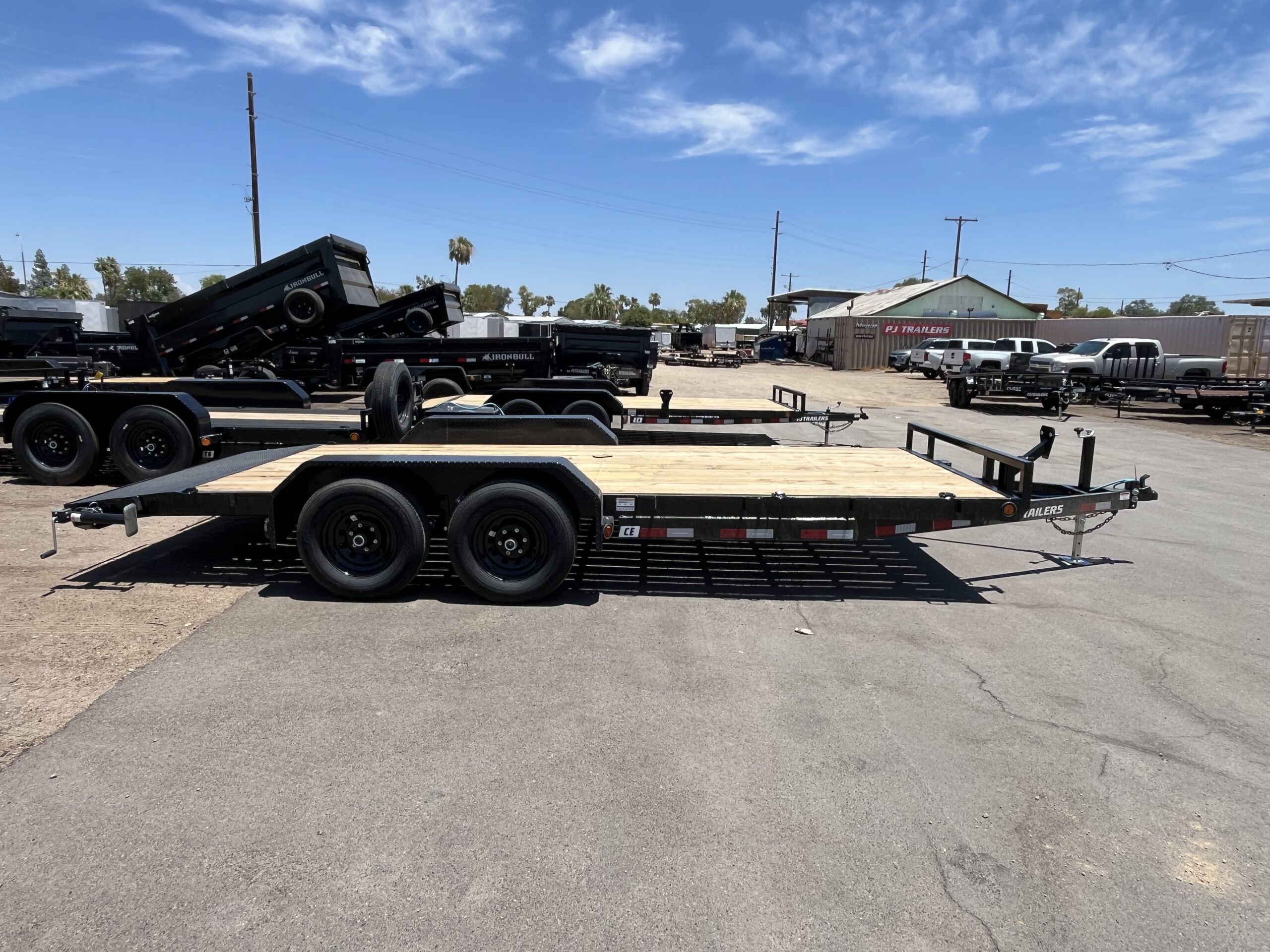 18x83 Tandem Axle Channel Equipment, 10K GVWR, Slide-In Ramps - Image 2