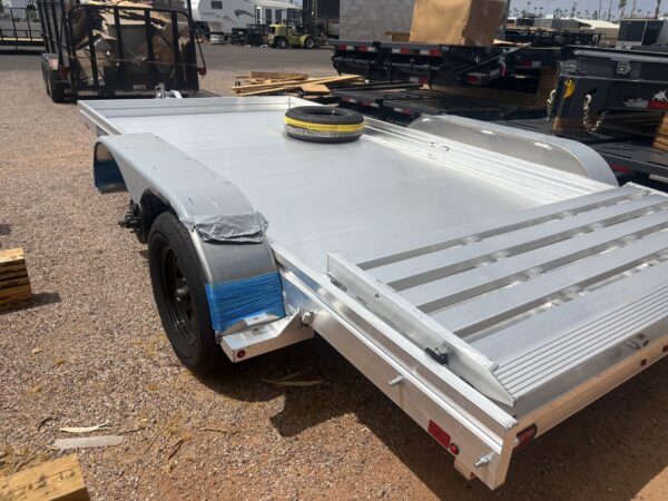 14x78 All Aluminum, 7K GVWR, Tandem Axle, W/ Bi-Fold Tailgate (7814ESA-TA-EL-BT)