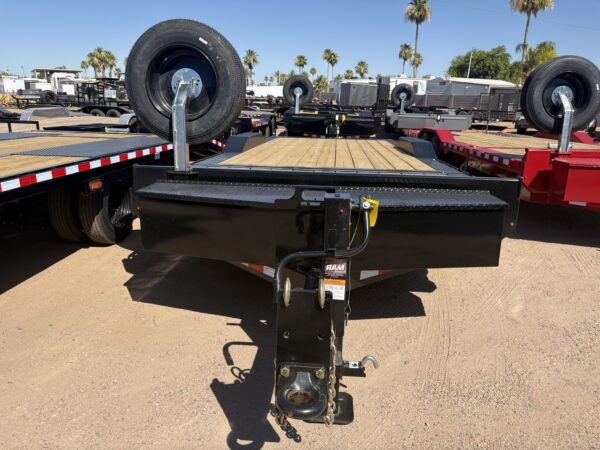 22x8.5 (18'+4') Tilt Bed Wide Body, Drive Over Fender, 17,600 GVWR, 80" Steel Toolbox
