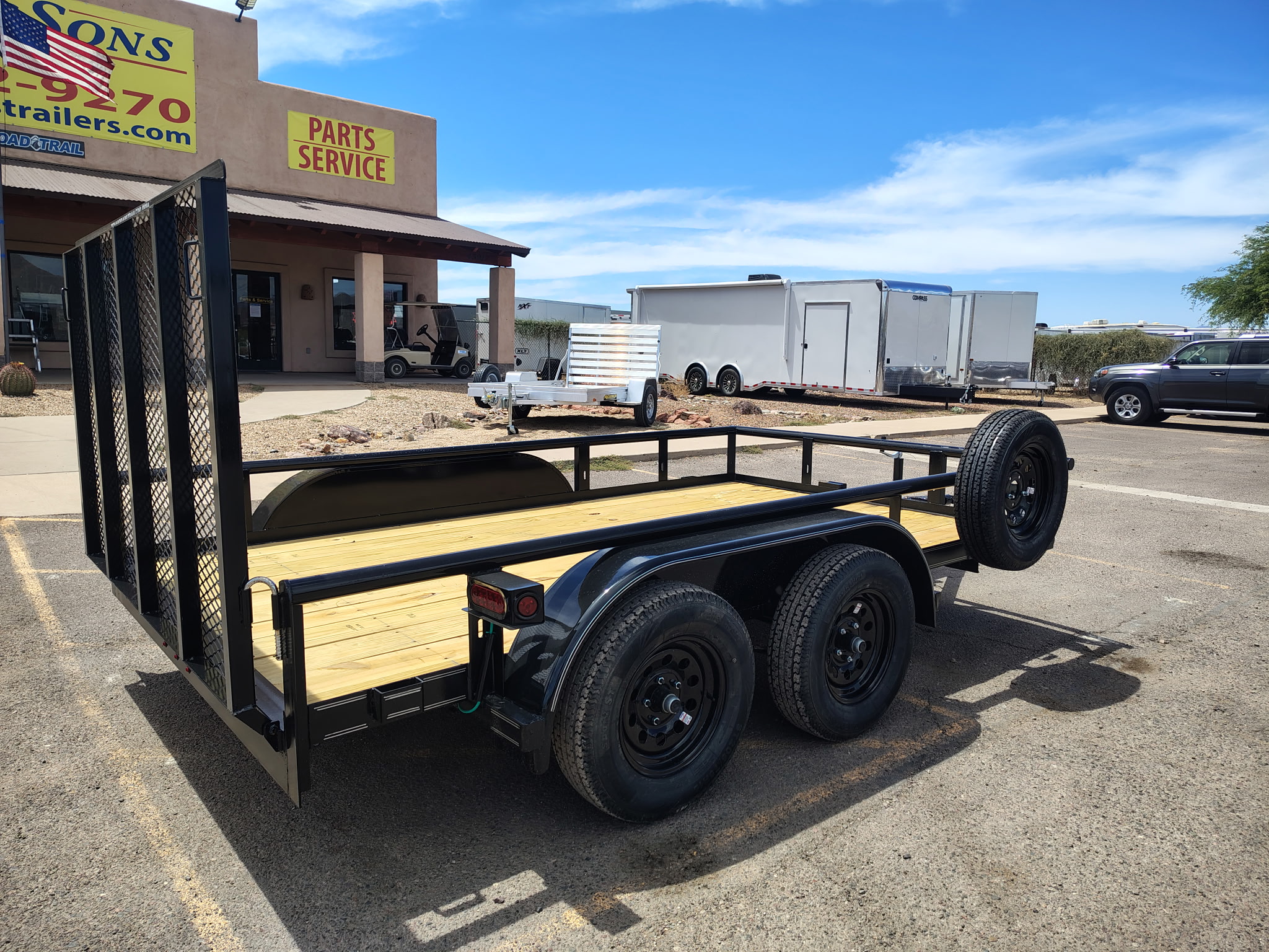 12x83 Utility Tandem Axle, 7K GVWR - Image 2