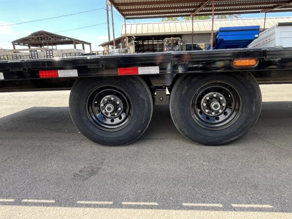 24x102 Tandem Axle Deckover, 14K GVWR, Slide-In Ramps