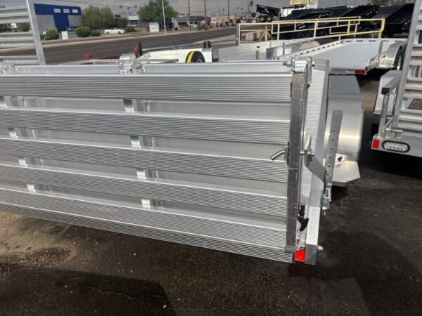 16x78 All Aluminum, 7K GVWR, Tandem Axle, W/ Bi-Fold Tailgate (7816TA-EL-BT-RTD)