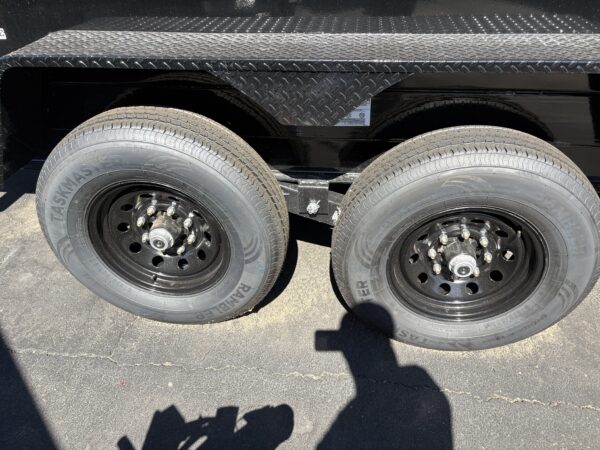 16x83 IronBull Tandem Axle Dump, 15K GVWR, 48" Sides, Telescopic Cylinder, Solar Charger, 14 Ply Tires