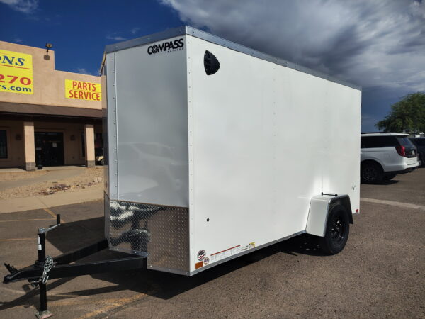 12x6 Indigo DLX, 3K GVWR, Ramp Door