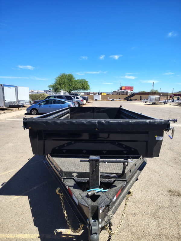14x83 Tandem Axle, 15,400 GVWR, Low Pro Dump, 24" Sides, Solar Charger, 14 Ply Tires