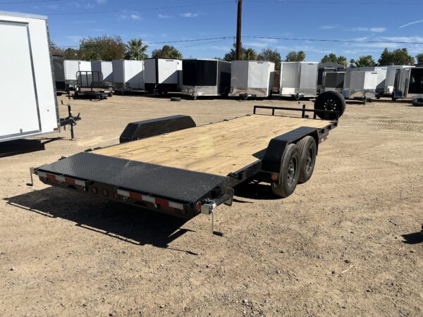 20x83 Tandem Axle Channel Equipment, 10K GVWR, Slide-In Ramps