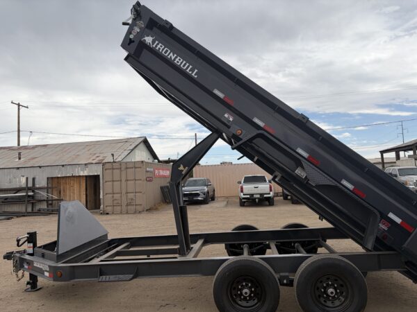 16x83 IronBull Tandem Axle Dump, 15K GVWR, 24" Sides
