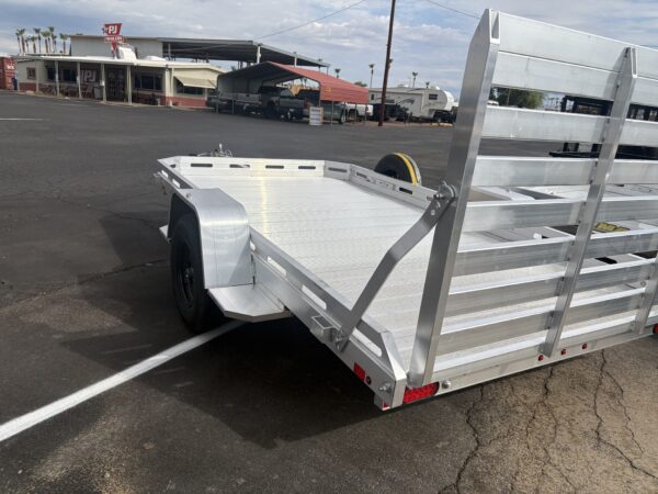 12x77 All Aluminum, 3K GVWR, Heavy Single Axle, W/ Tailgate (7712H-S-TG)