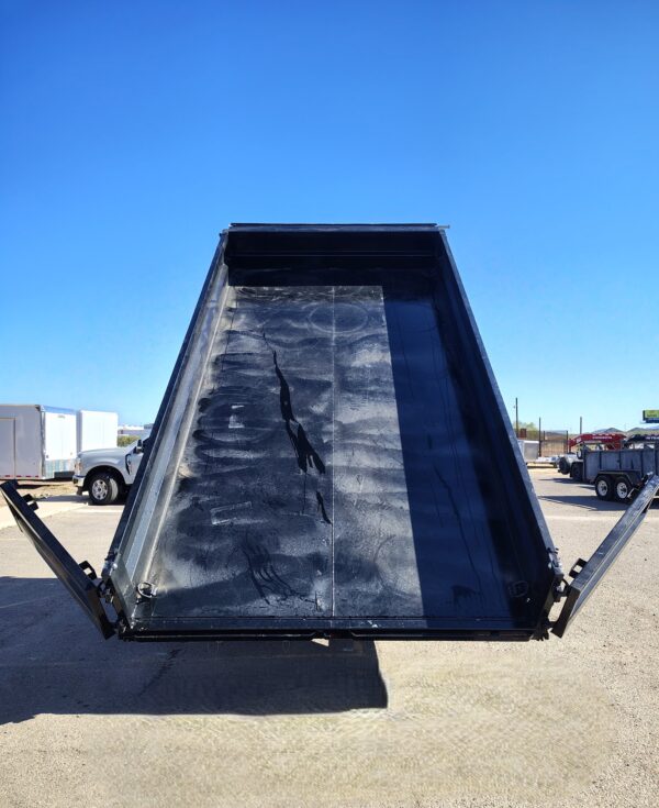 16x96 IronBull Tandem Axle Deckover Dump, 15K GVWR, 18" Fold Down Sides