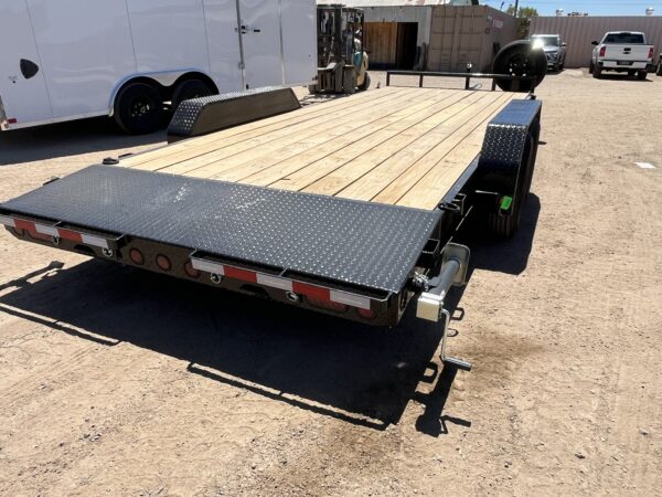 20x83 Tandem Axle Channel Equipment, 10K GVWR, Slide-In Ramps