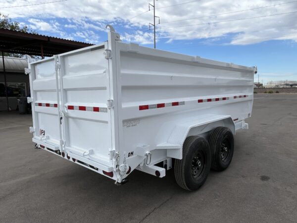 14x83 Tandem Axle, 15,400 GVWR, Low Pro Dump, 48" Sides