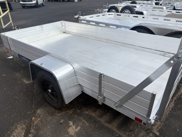10x63 All Aluminum, 2K GVWR, Single Axle, W/ Tailgate (6310ESA-S-TG)