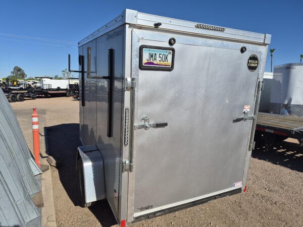 Wells Cargo 6x10 ramp door, side door, ladder rack
