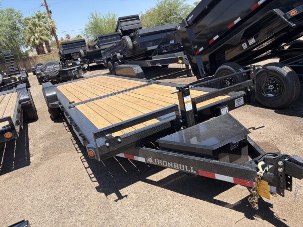 24x83 IronBull Tandem Axle, 14K GVWR, Low-Pro Gravity Tilt